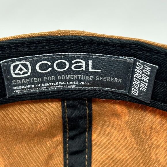 Coal Headwear 2002 Hat Baseball Cap Bleach Tie Dye Spotted Snapback Tan Beige - Picture 9 of 10